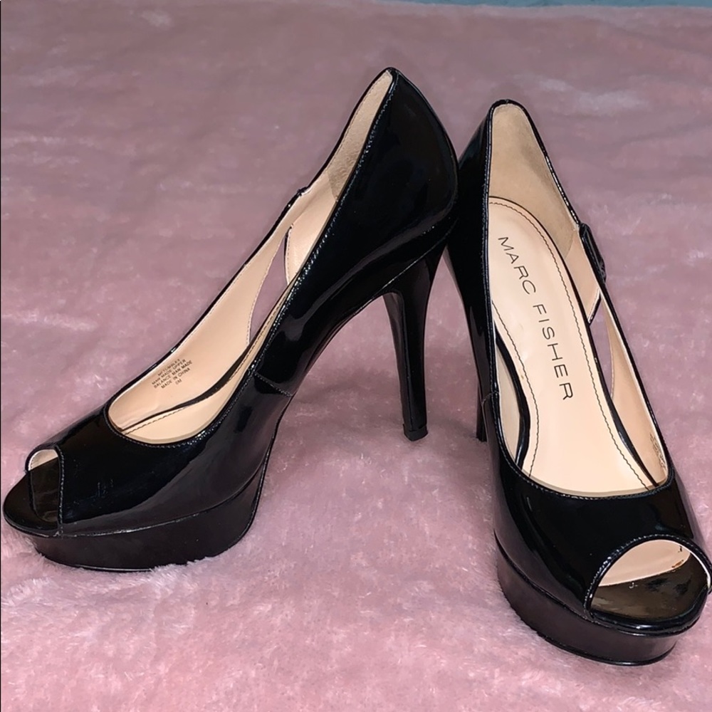 Black Platform Heel
